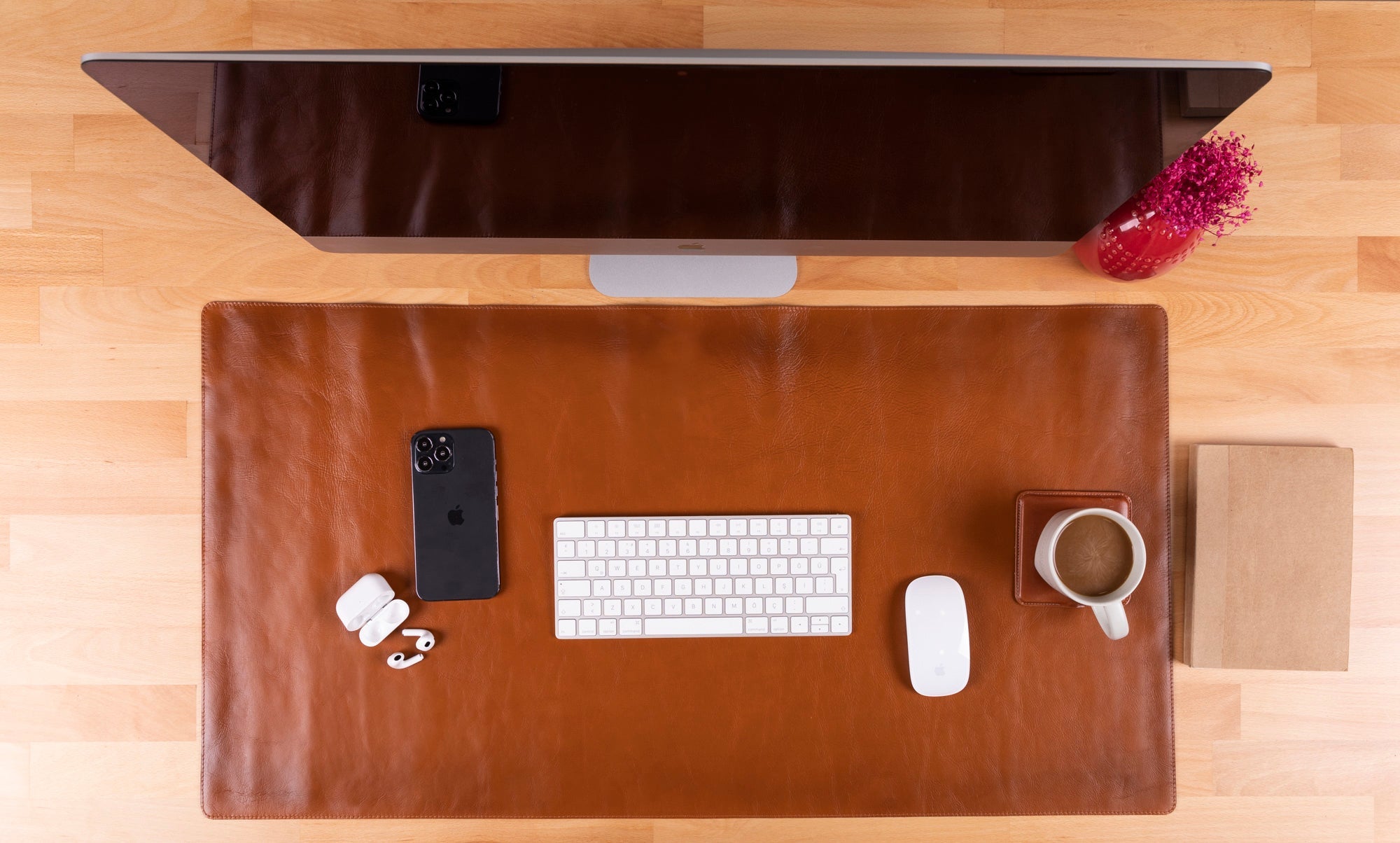 Customizable Genuine Leather Desk Mat