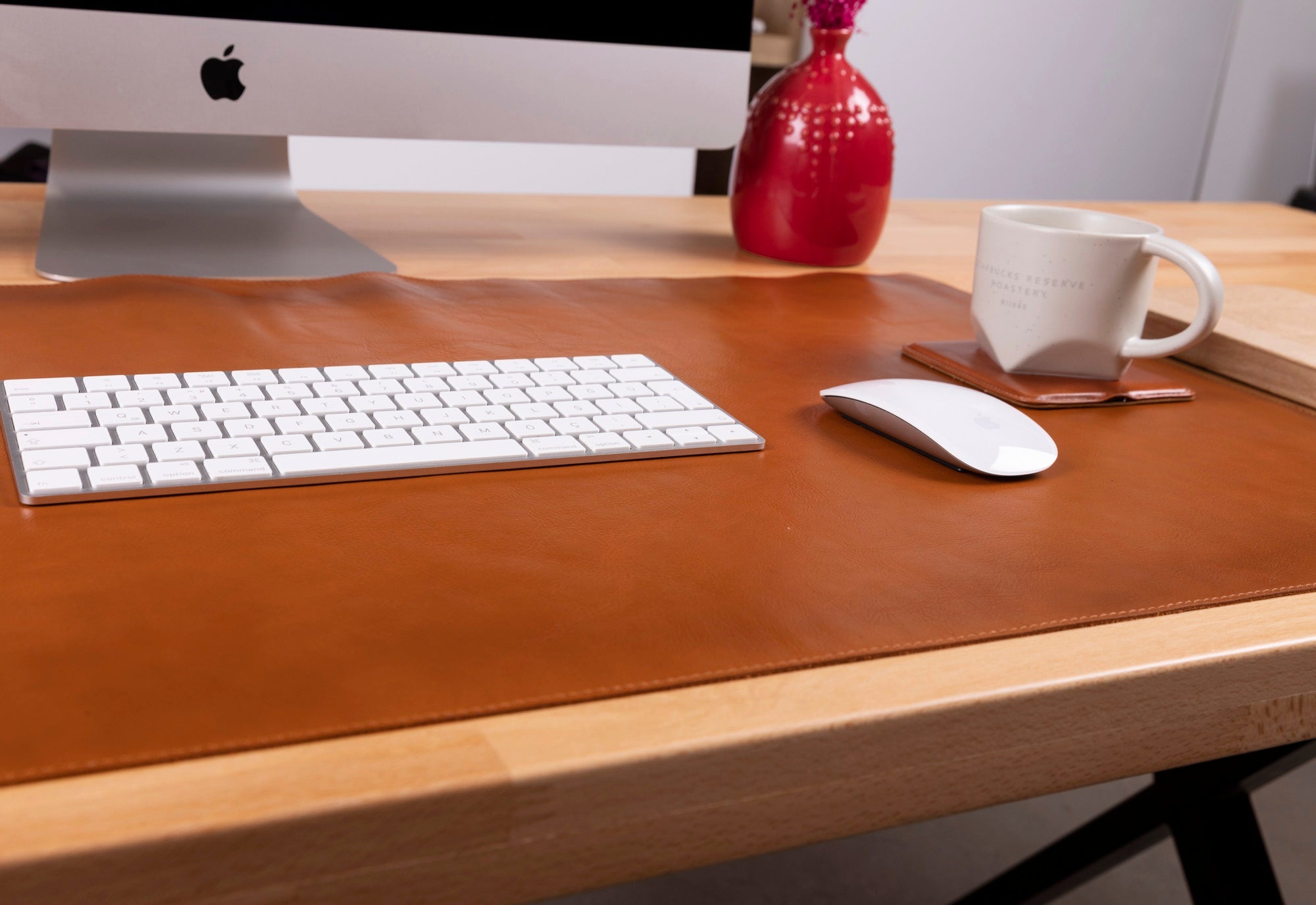 Customizable Genuine Leather Desk Mat