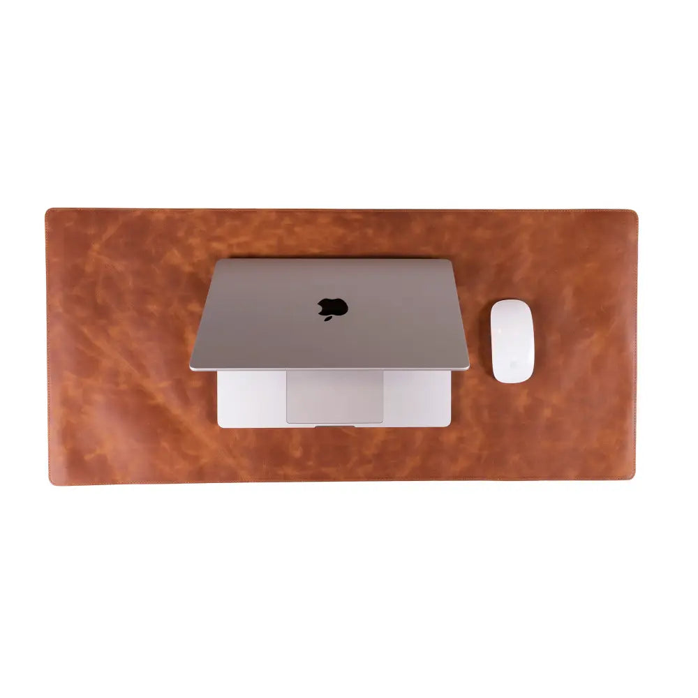 Genuine Leather Desk Mat 37x80