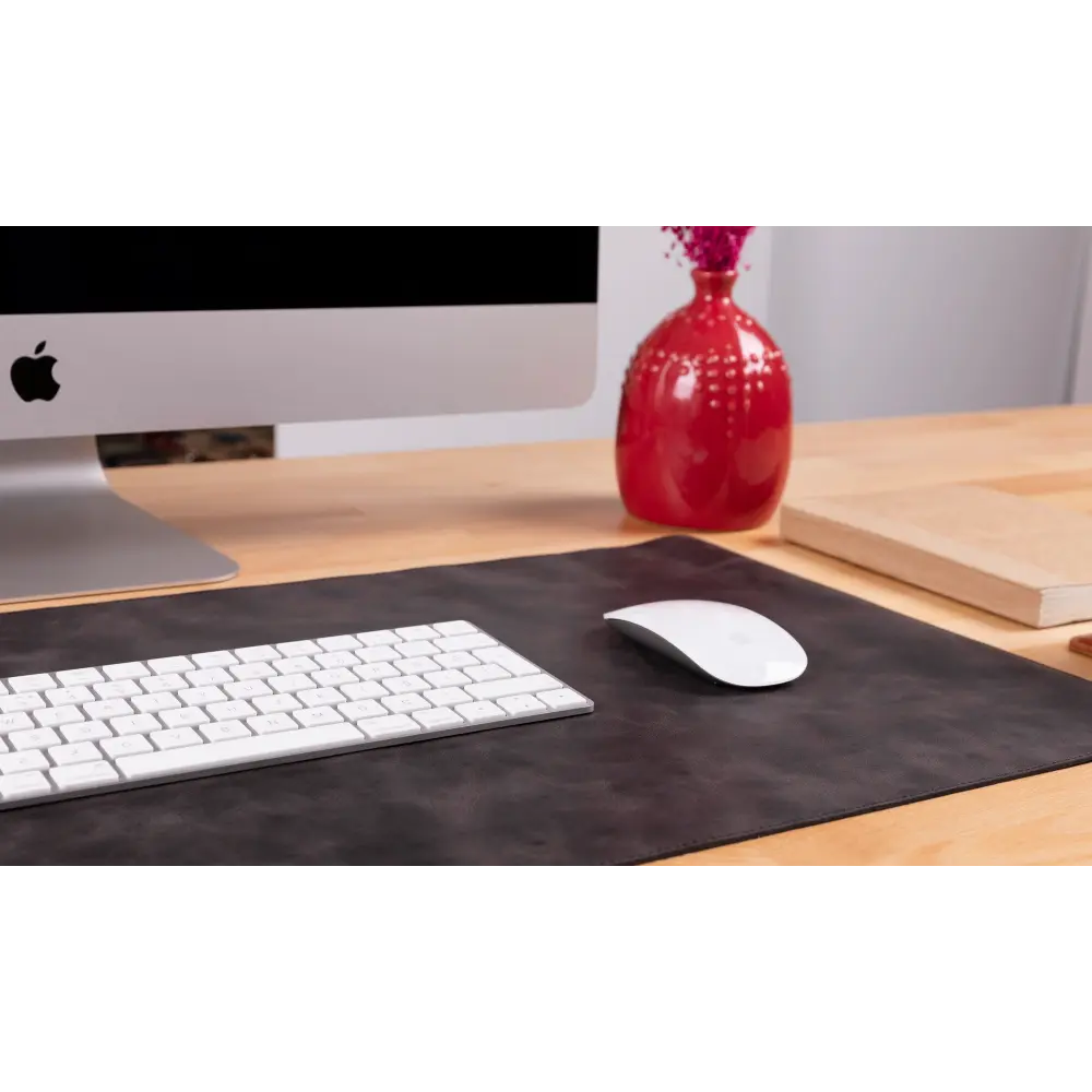 Genuine Leather Desk Mat 37x80