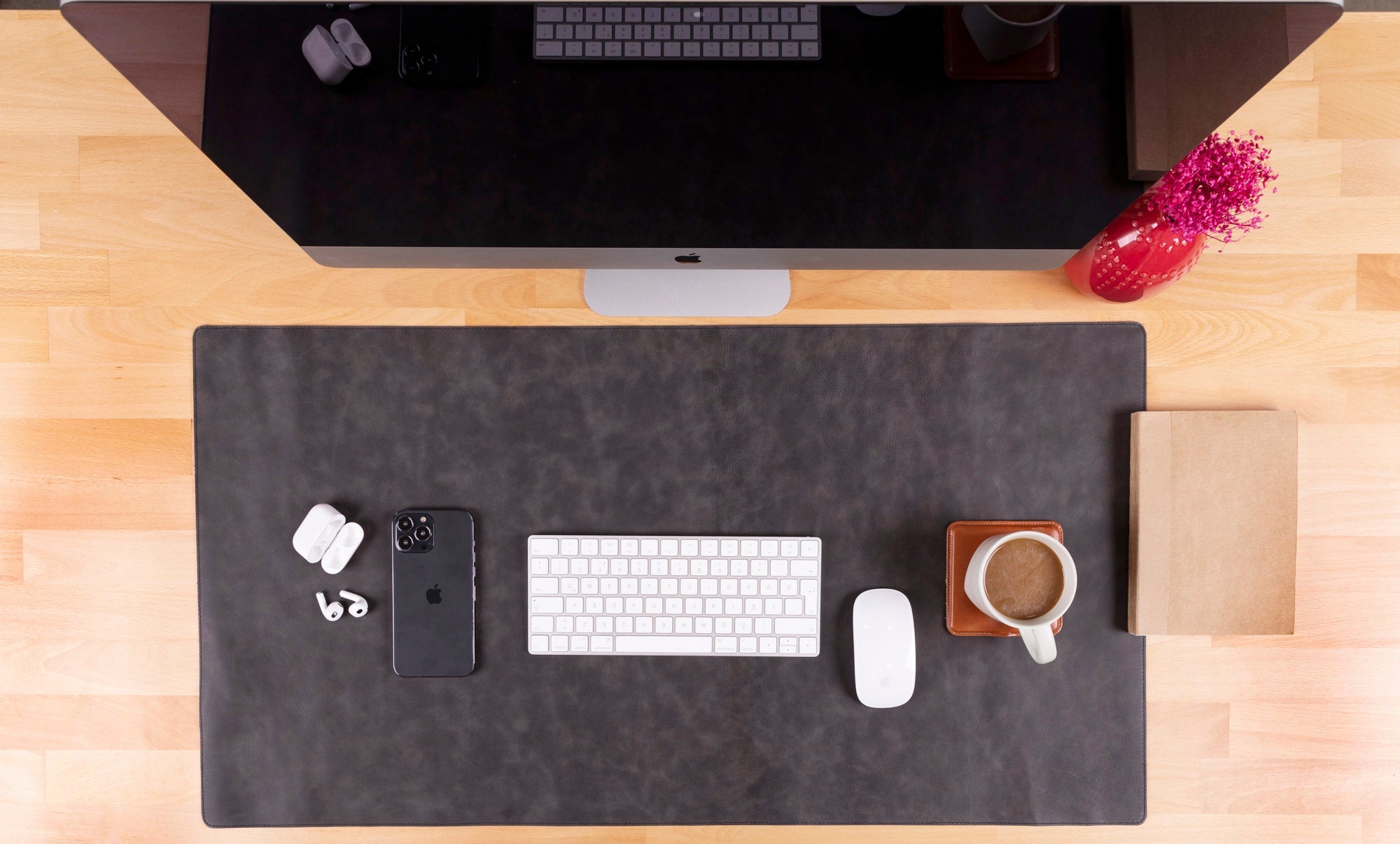 Customizable Genuine Leather Desk Mat
