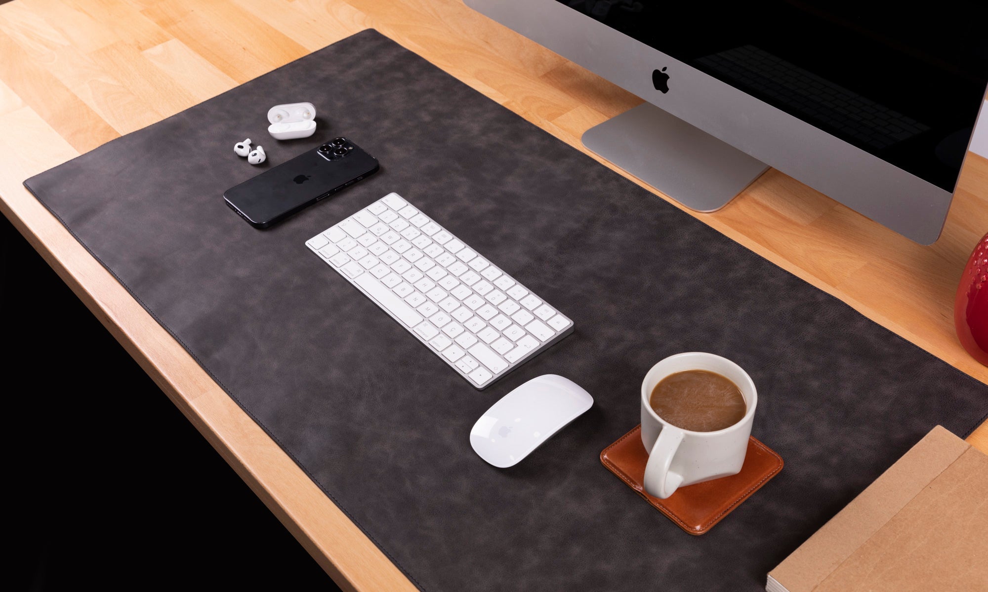 Customizable Genuine Leather Desk Mat