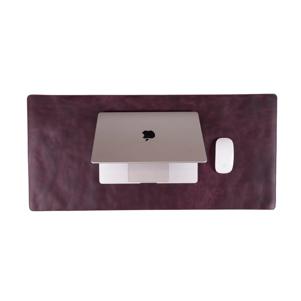 Genuine Leather Desk Mat 37x80