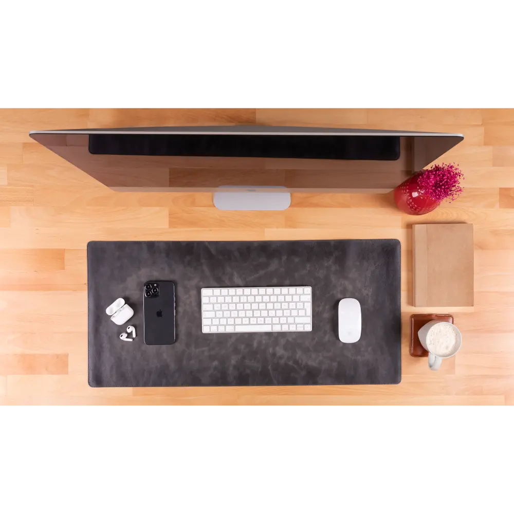 Genuine Leather Desk Mat 37x80
