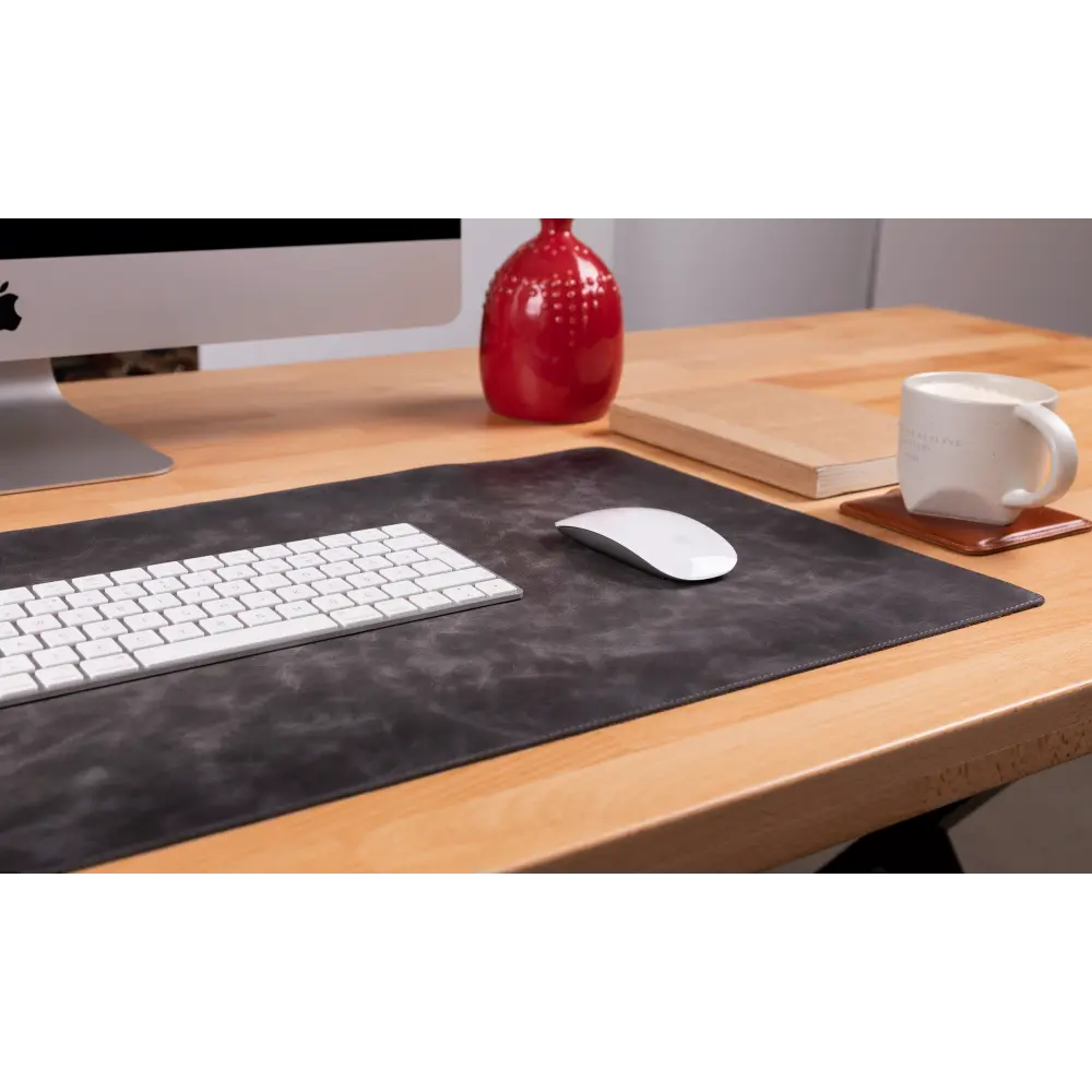 Genuine Leather Desk Mat 37x80