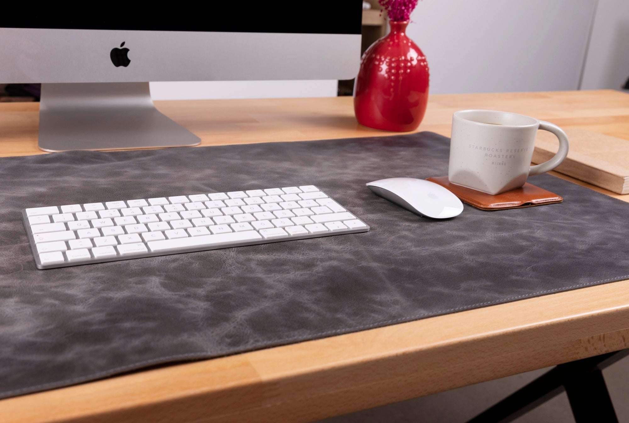 Customizable Genuine Leather Desk Mat
