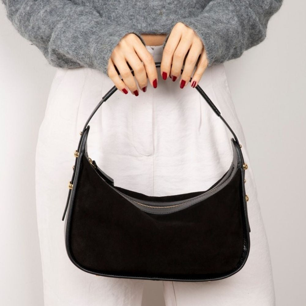 Dolcezza Genuine Suede Leather Women's Shoulder Bag