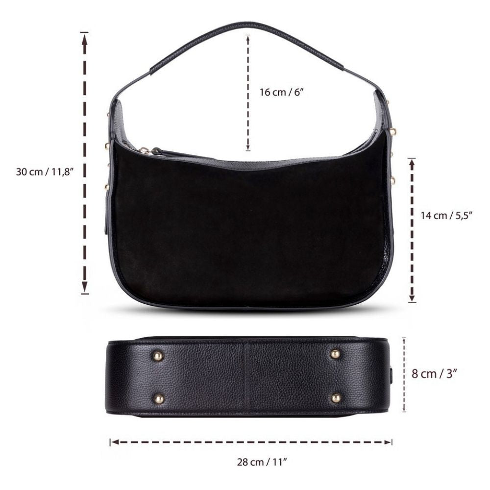 Dolcezza Genuine Suede Leather Women's Shoulder Bag