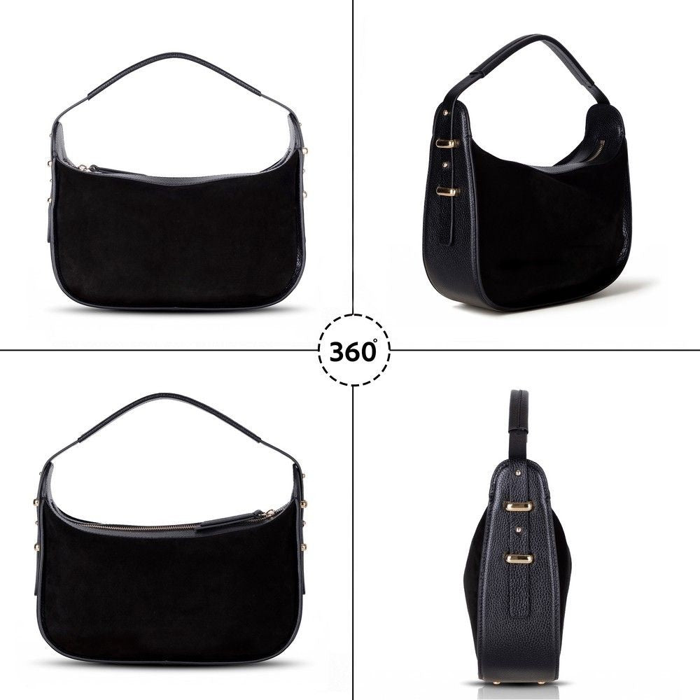 Dolcezza Genuine Suede Leather Women's Shoulder Bag