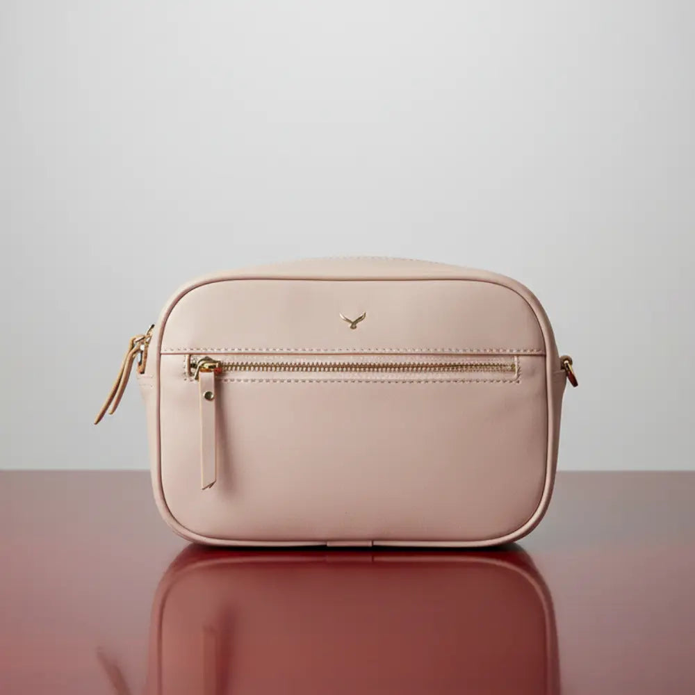 Smaragdgrüne Leder-Damentasche