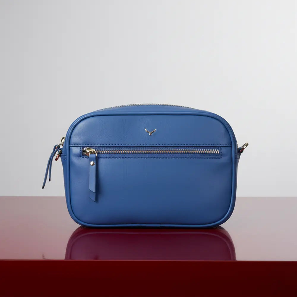 Smaragdgrüne Leder-Damentasche