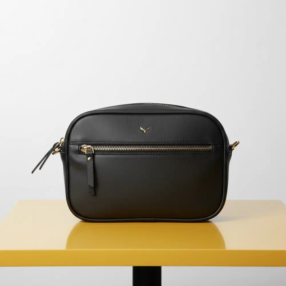 Smaragdgrüne Leder-Damentasche