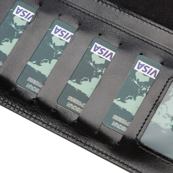 Eto iPad-Serie Echtleder-Brieftaschenhülle