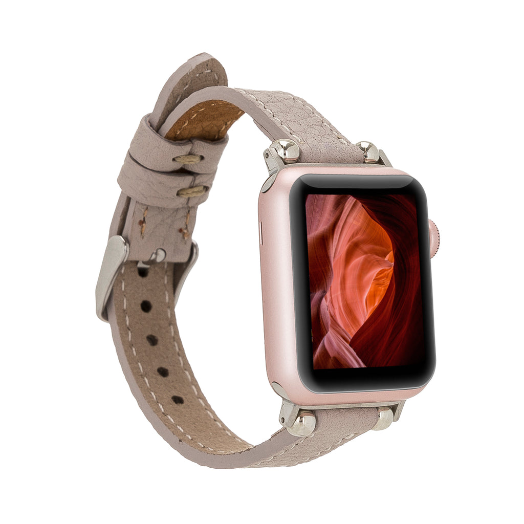 Leder-Ferro-Armbänder für Fitbit Versa Uhr Trok