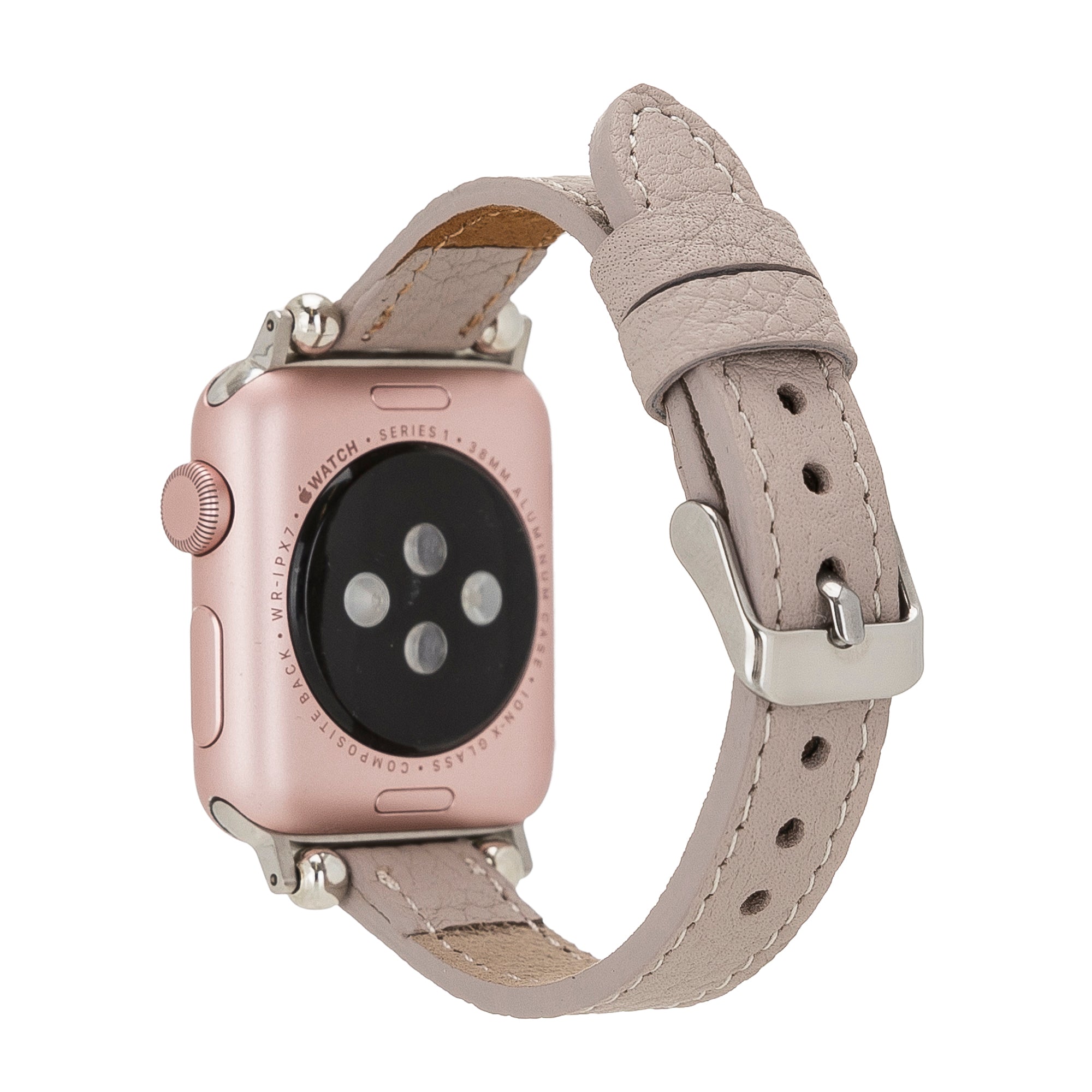 Leder-Ferro-Armbänder für Fitbit Versa Uhr Trok