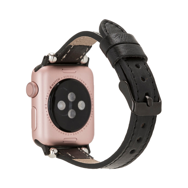 Leder-Ferro-Armbänder für Fitbit Versa Uhr Trok
