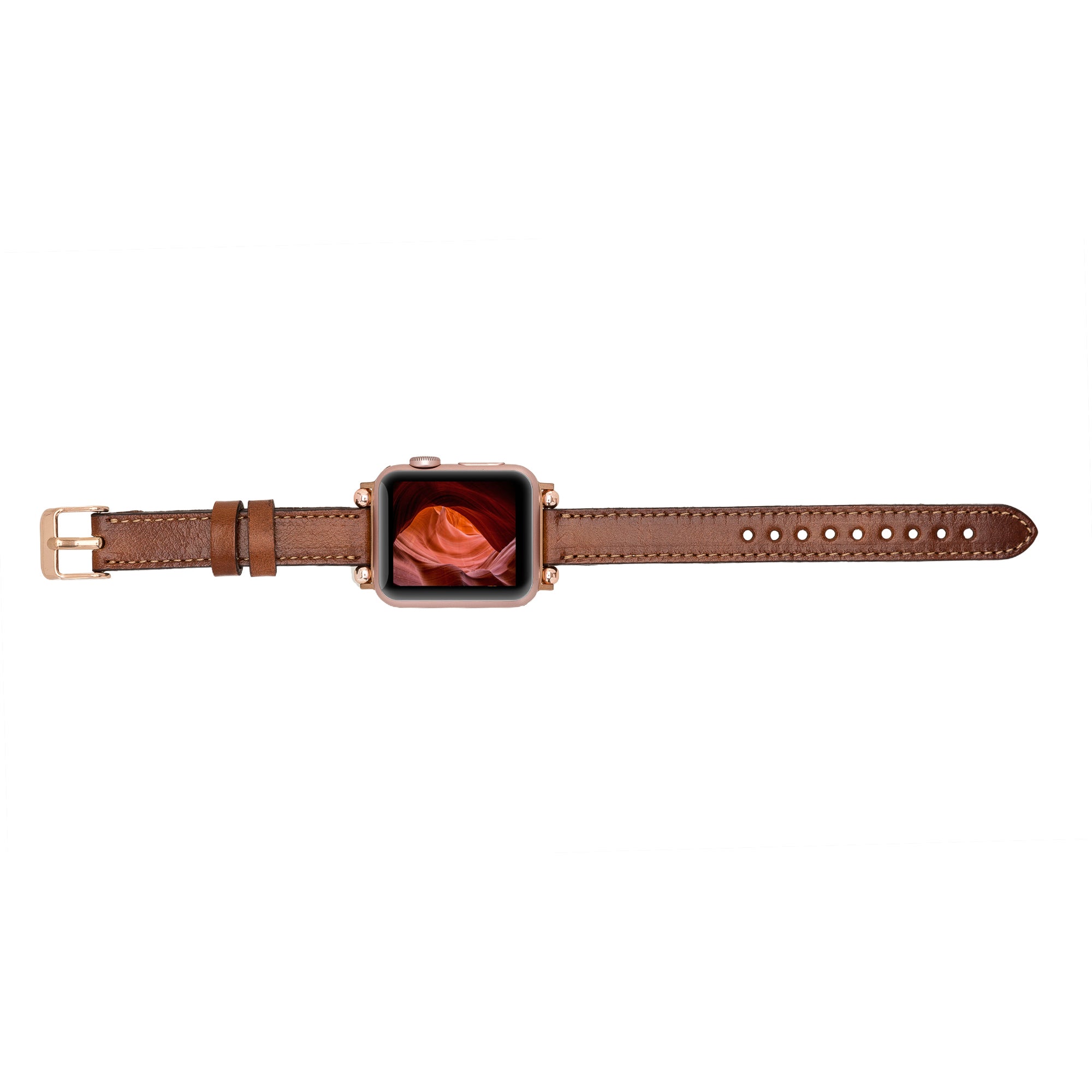 Leder-Ferro-Armbänder für Fitbit Versa Uhr Trok