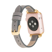 Ferro Leder Apple Watch Armband mit Trok 