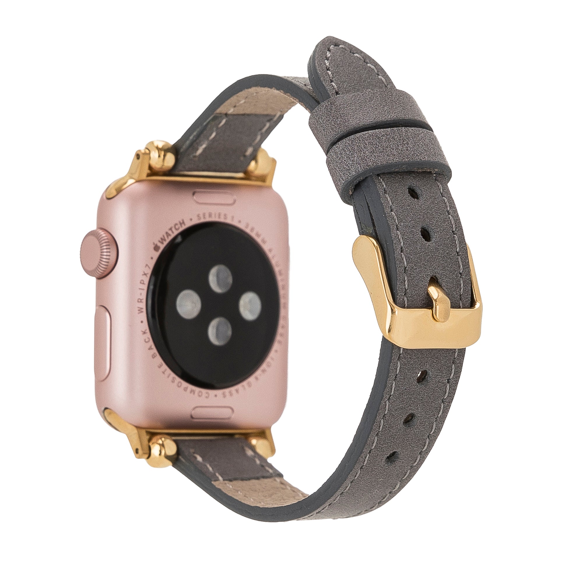 Leder-Ferro-Armbänder für Fitbit Versa Uhr Trok