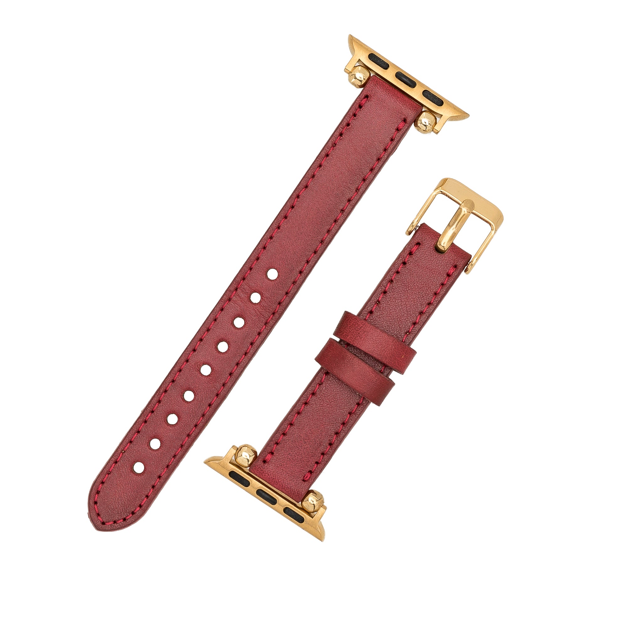 Leder-Ferro-Armbänder für Fitbit Versa Uhr Trok