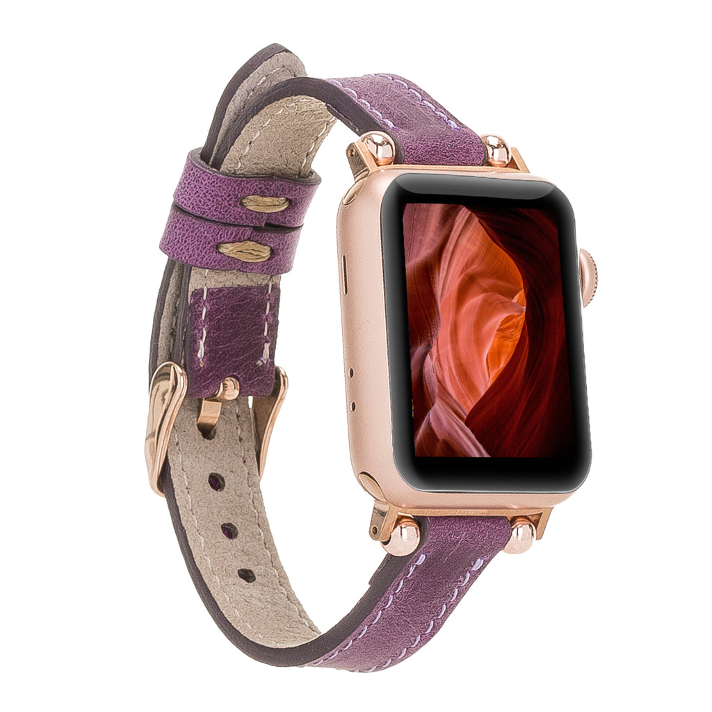 Ferro Leather Apple Watch Band with Trok