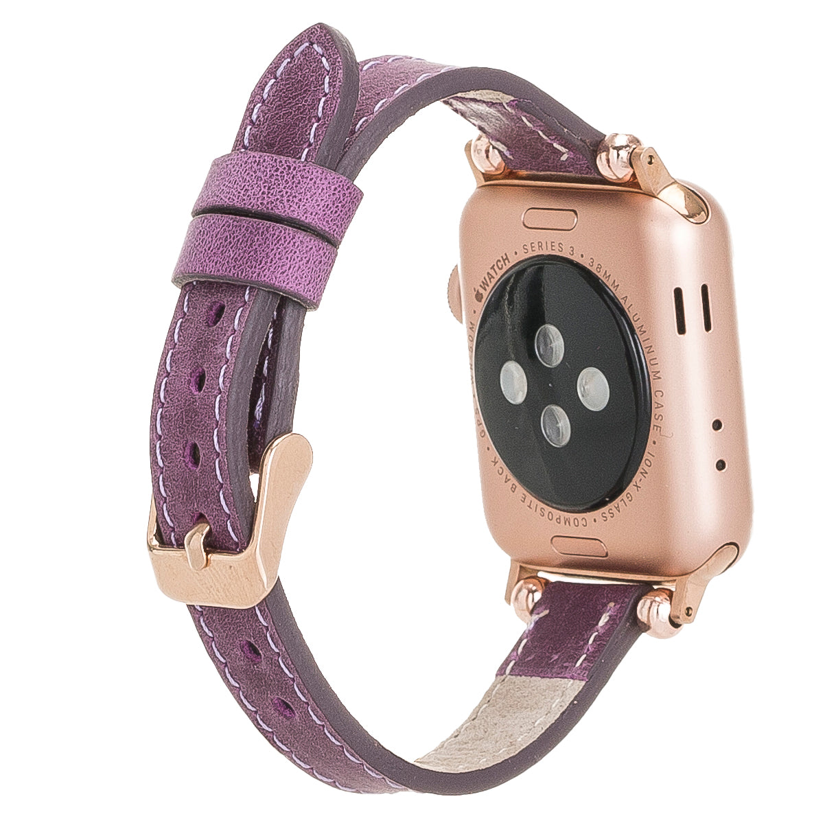 Leder-Ferro-Armbänder für Fitbit Versa Uhr Trok