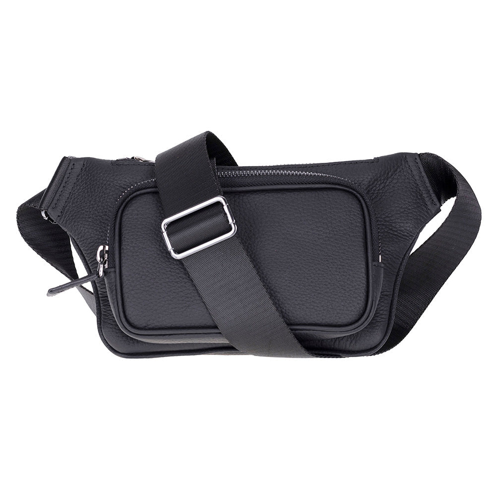Apex Genuine Leather Belt Bag – Handmade Waist Bag for Men