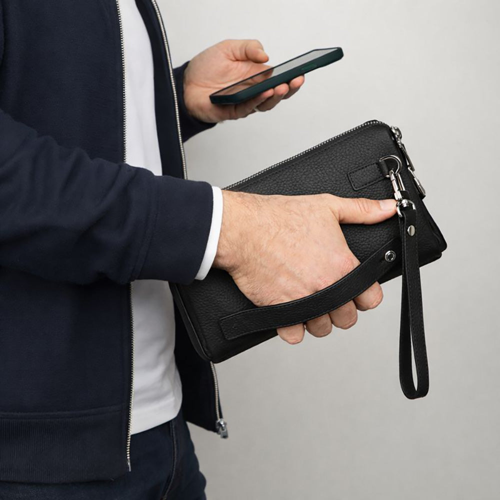 Clutch-Tasche aus Lupusleder