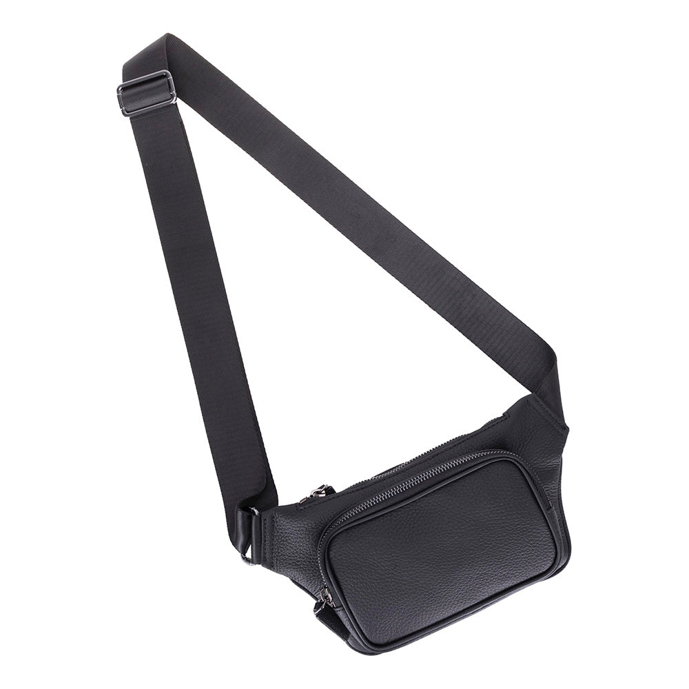 Apex Genuine Leather Belt Bag – Handmade Waist Bag for Men
