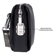 Lupus Leather Clutch Bag