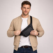 Apex Leder-Bauchtasche