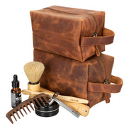 Eve Kosmetiktasche aus echtem Leder