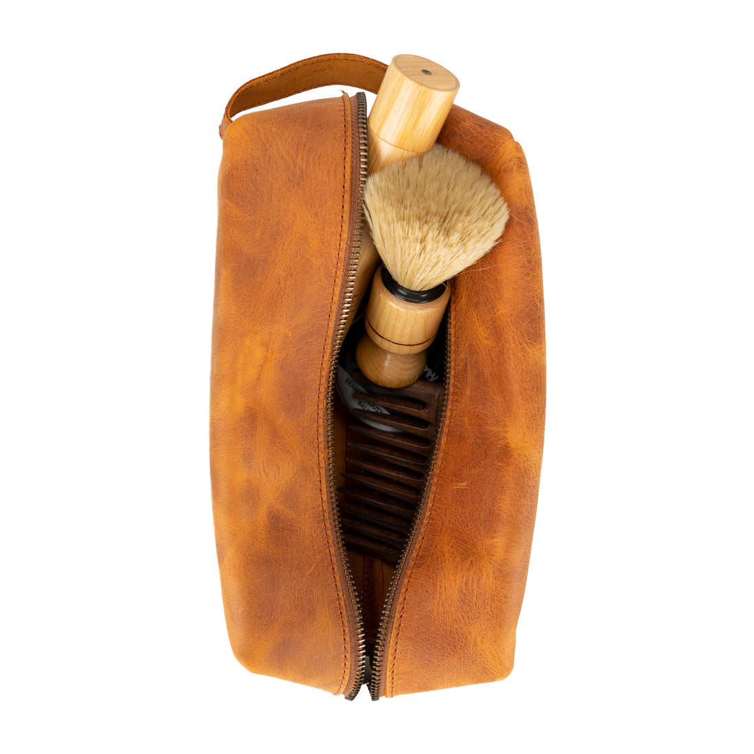 Eve Kosmetiktasche aus echtem Leder