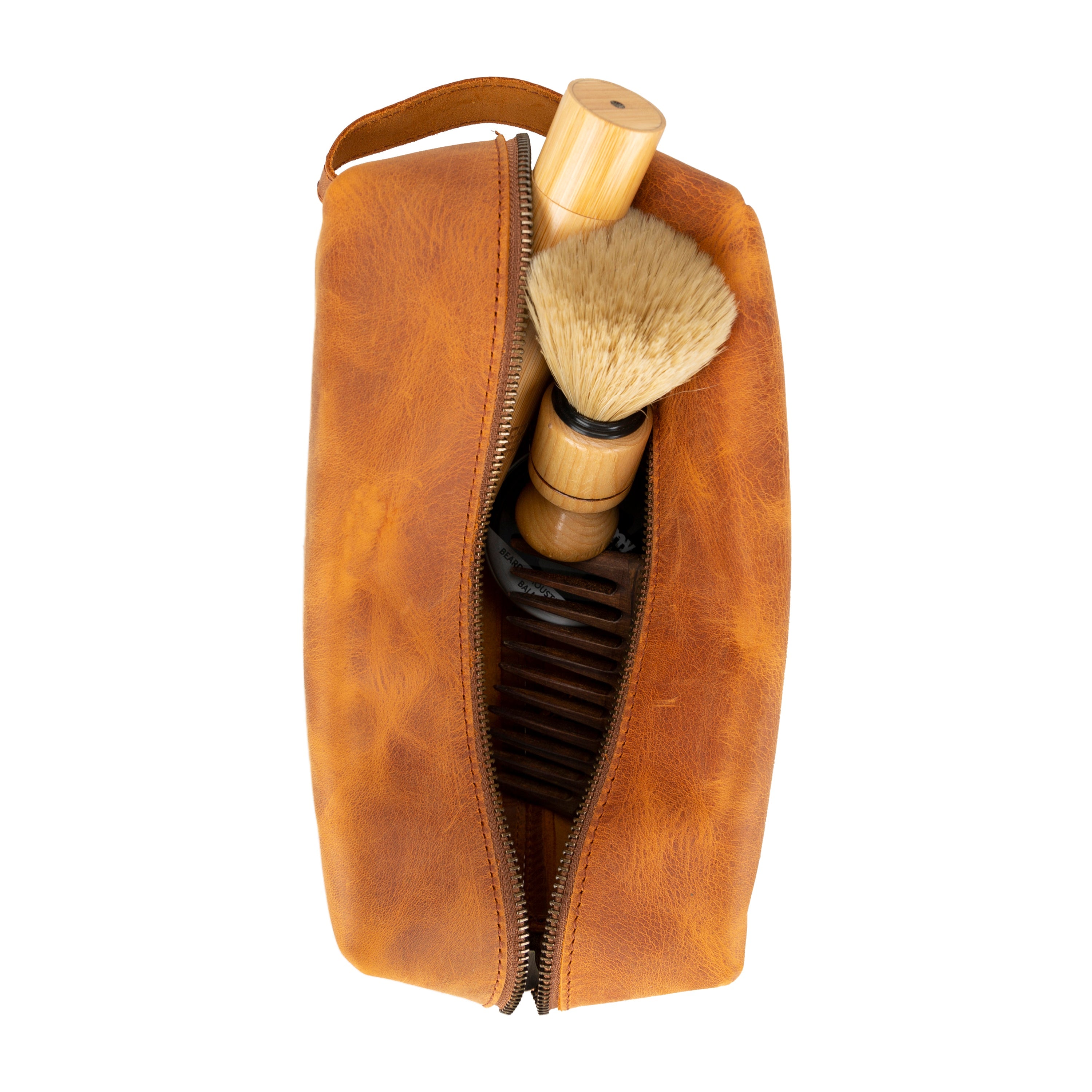 Eve Kosmetiktasche aus echtem Leder