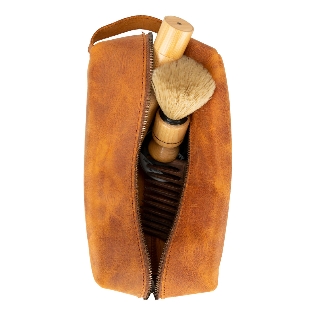 Eve Kosmetiktasche aus echtem Leder