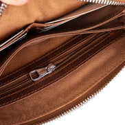 Lupus Leather Clutch Bag