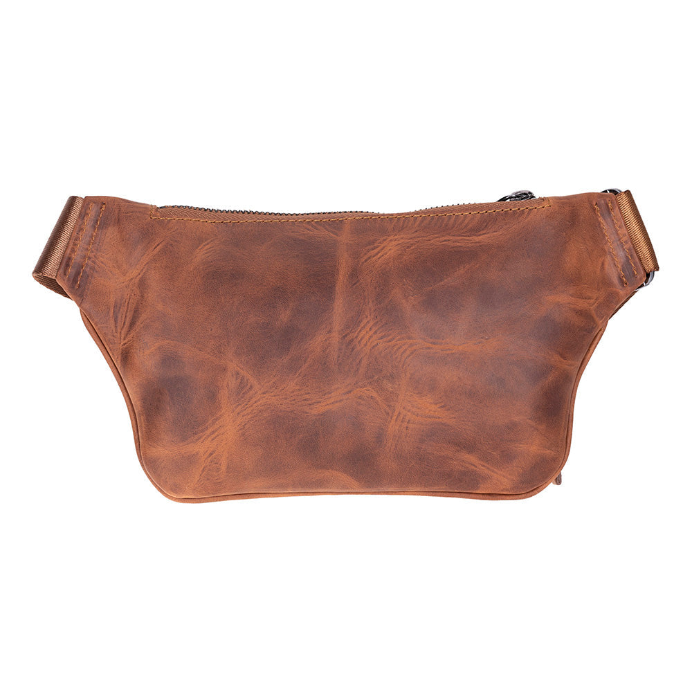 Apex Genuine Leather Belt Bag – Handmade Waist Bag for Men