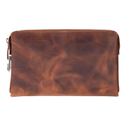 Lupus Leather Clutch Bag