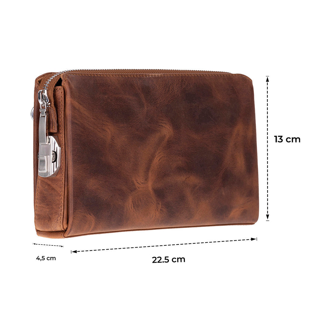 Clutch-Tasche aus Lupusleder