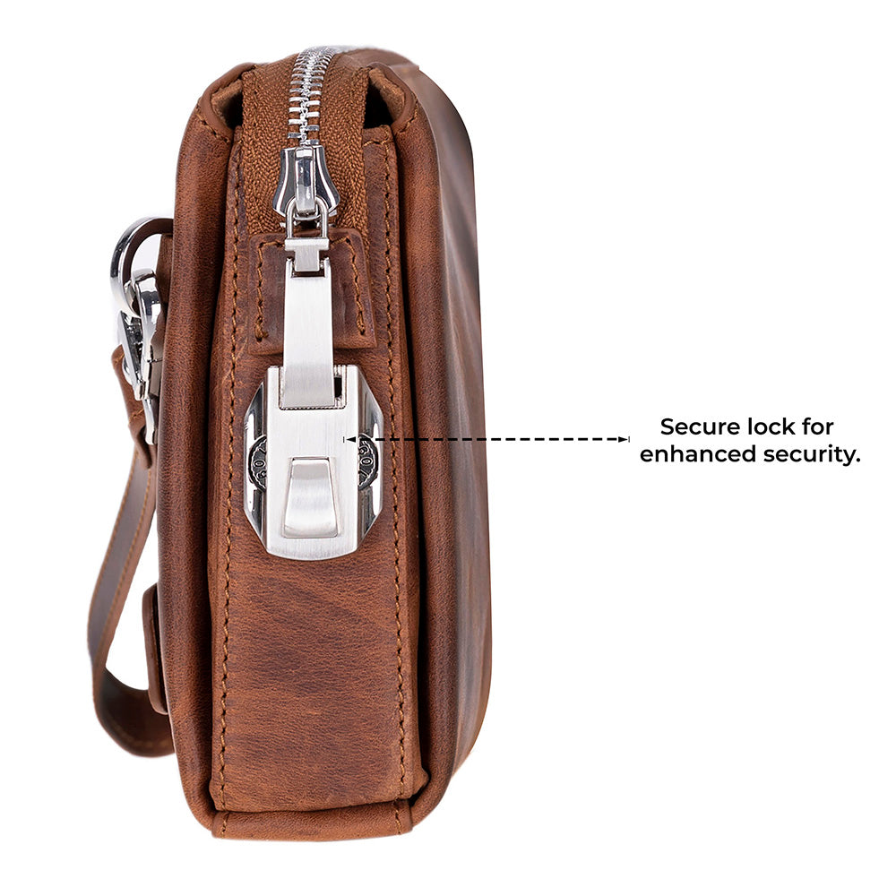 Clutch-Tasche aus Lupusleder