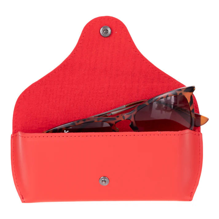 Roan Genuine Leather Glasses Case – Handmade Eyeglass & Sunglasses Cover for Men & Women
