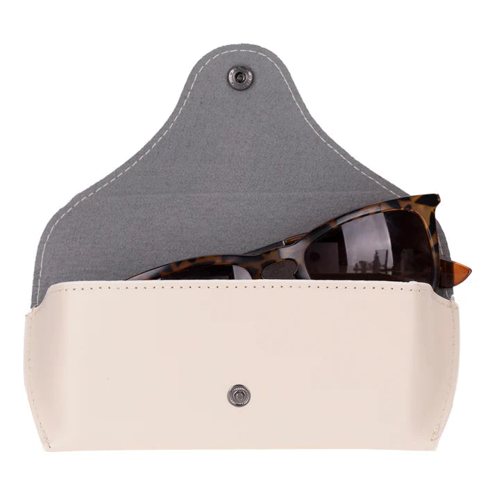 Roan Genuine Leather Glasses Case – Handmade Eyeglass & Sunglasses Cover for Men & Women