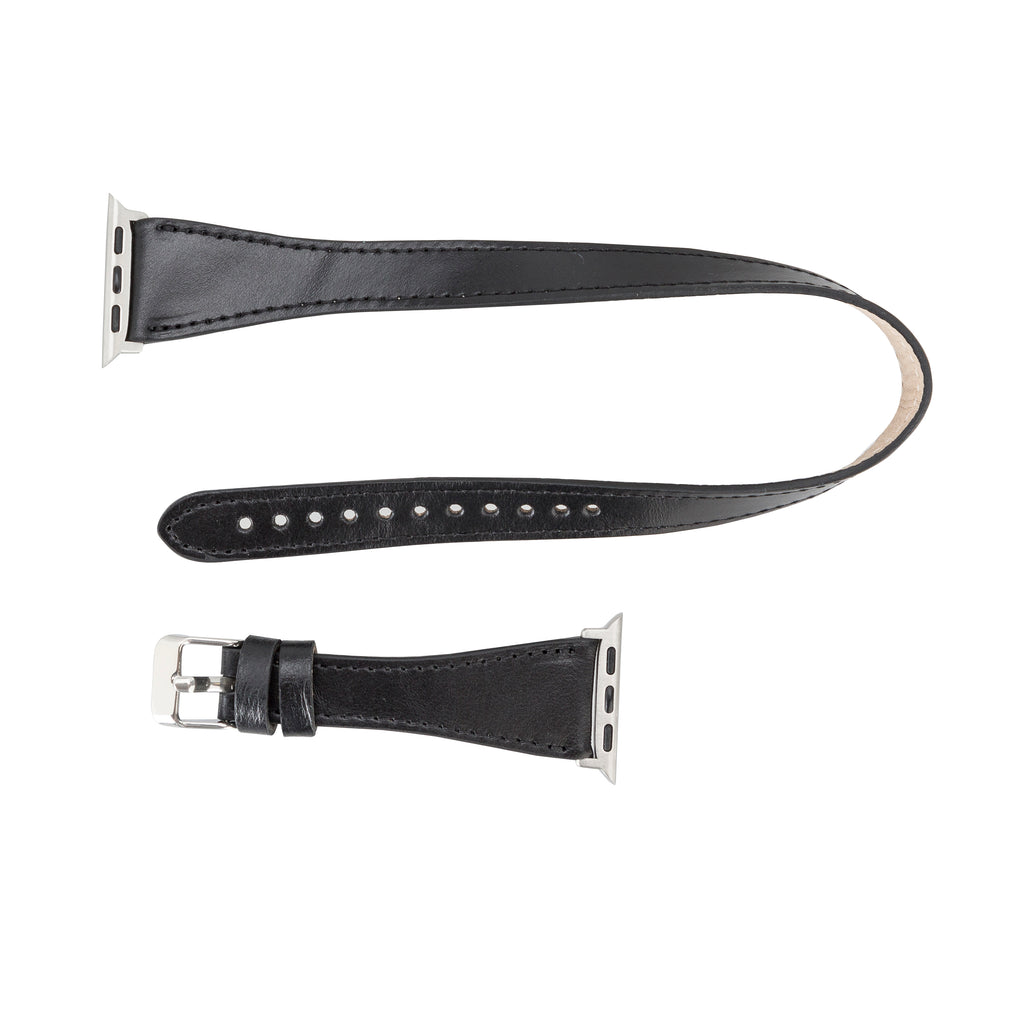 Double Wrap Leather Apple Watch Band