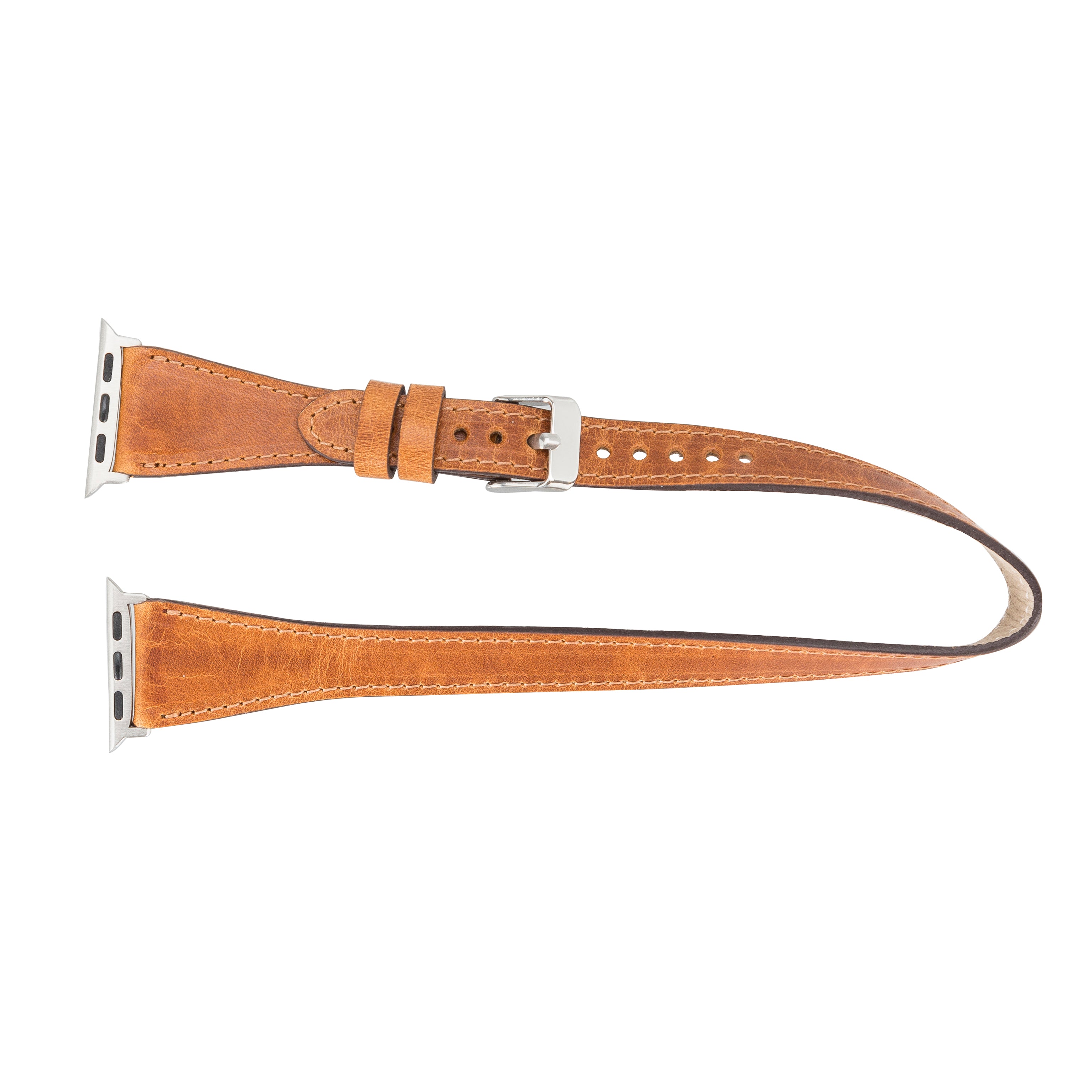 Double Wrap Leather Apple Watch Band