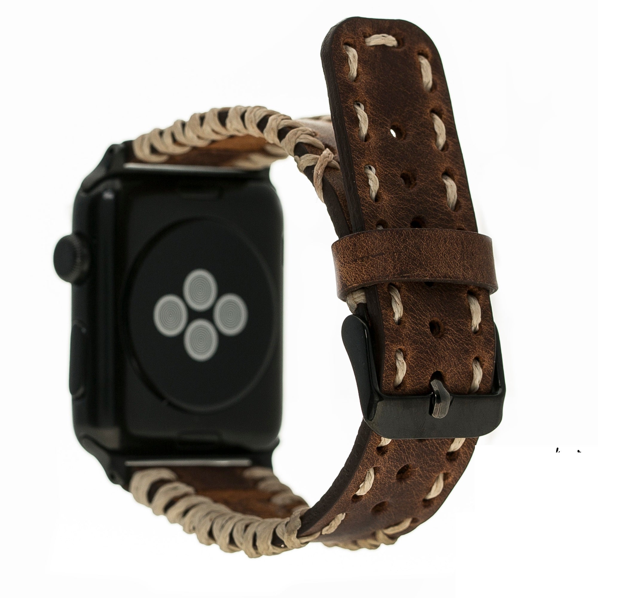 Klassisches Lederarmband für Fitbit Versa