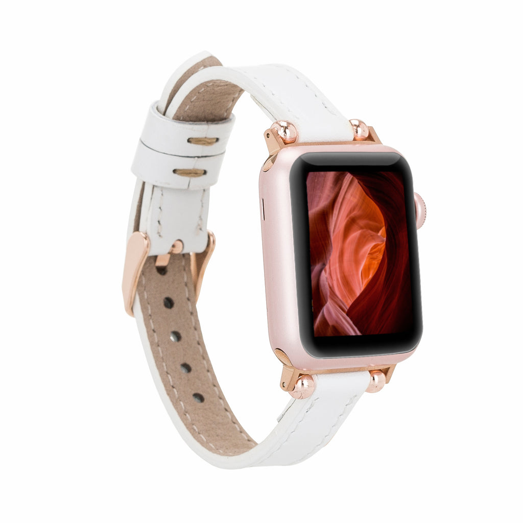Ferro Leather Apple Watch Band with Trok