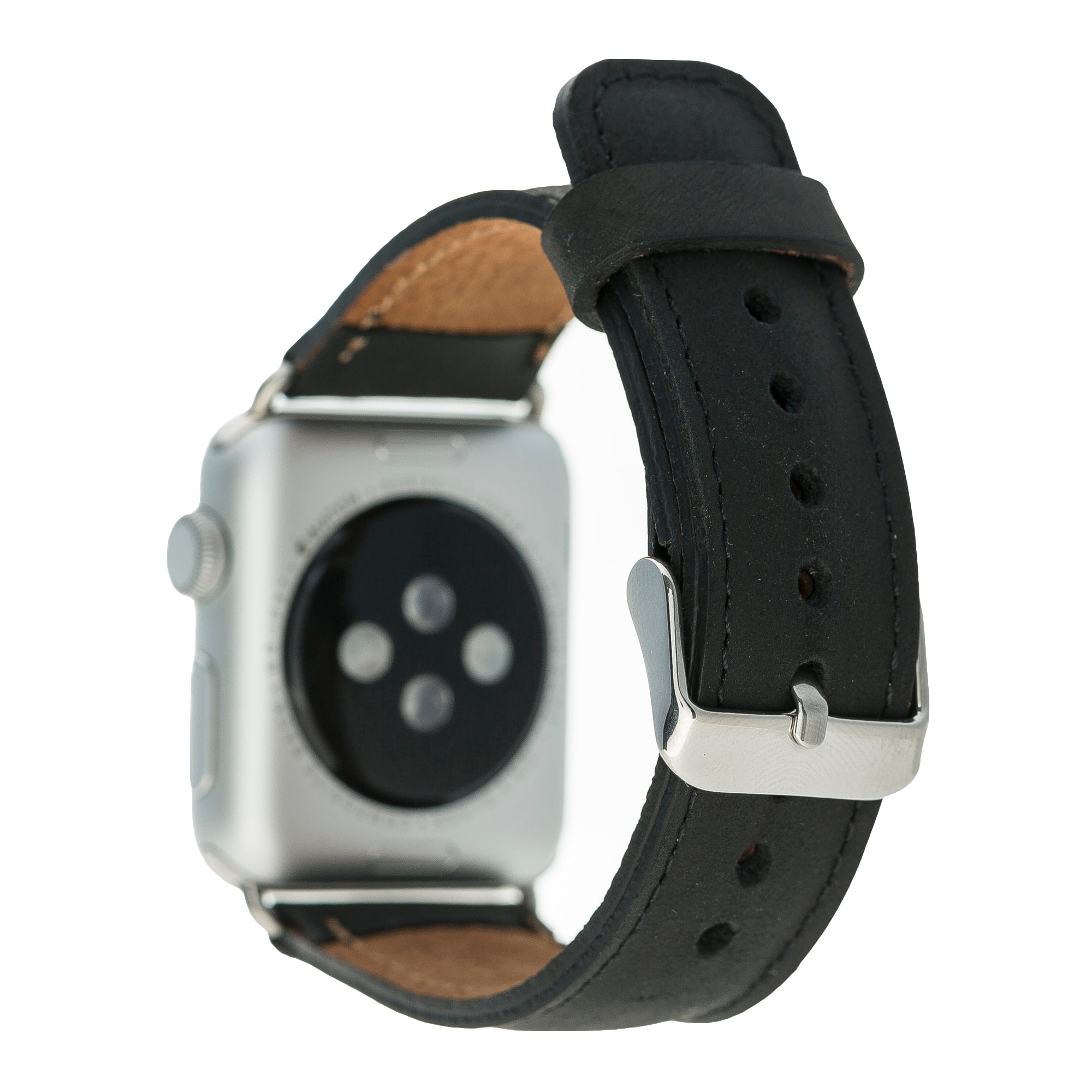 Klassisches Apple Watch-Armband aus echtem Leder 