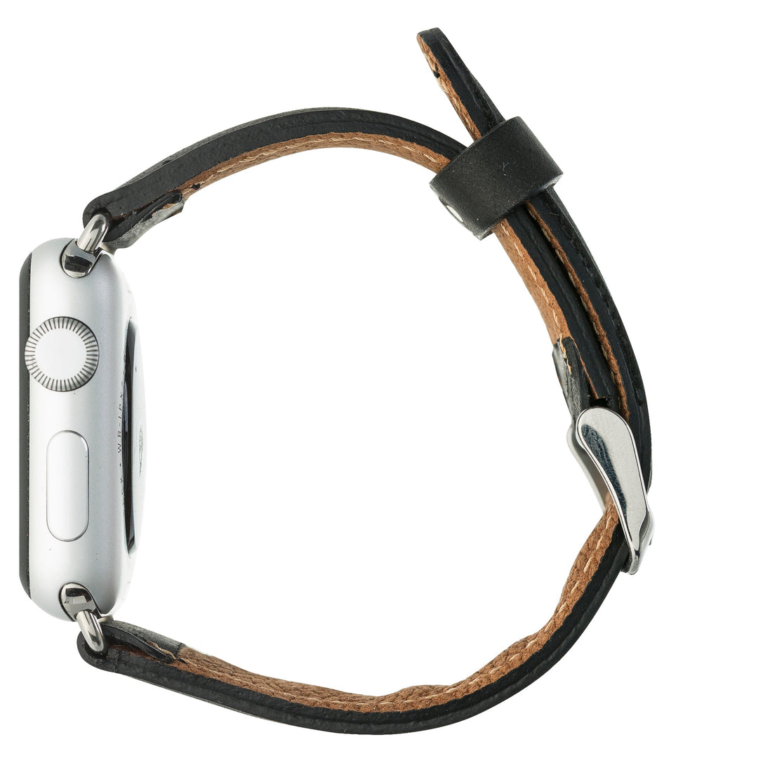 Klassisches Apple Watch-Armband aus echtem Leder 