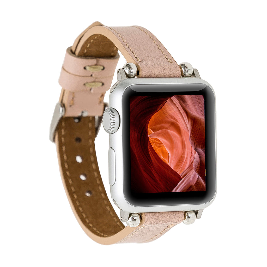 Leder-Ferro-Armbänder für Fitbit Versa Uhr Trok