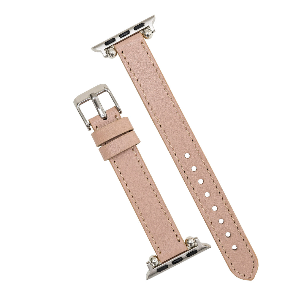 Leder-Ferro-Armbänder für Fitbit Versa Uhr Trok